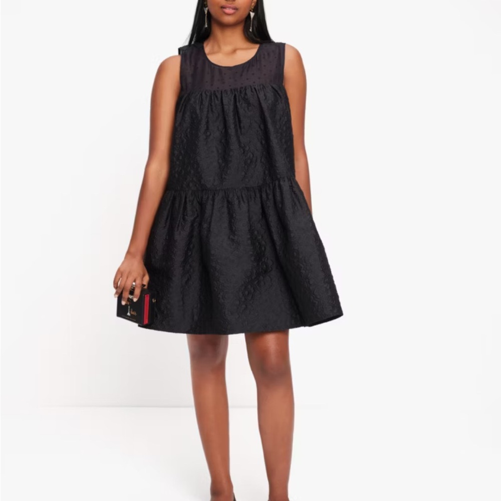 Kate Spade Organza Dots Sleeveless Dress